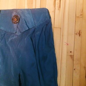 Magical Mermaid Turquoise Empire Waist Pants. S.